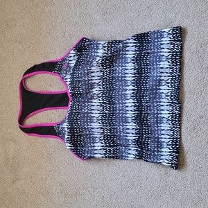 EUC Womens Tankini Top Zero Posur
